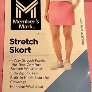 Member's Mark Pink Stretch Skort